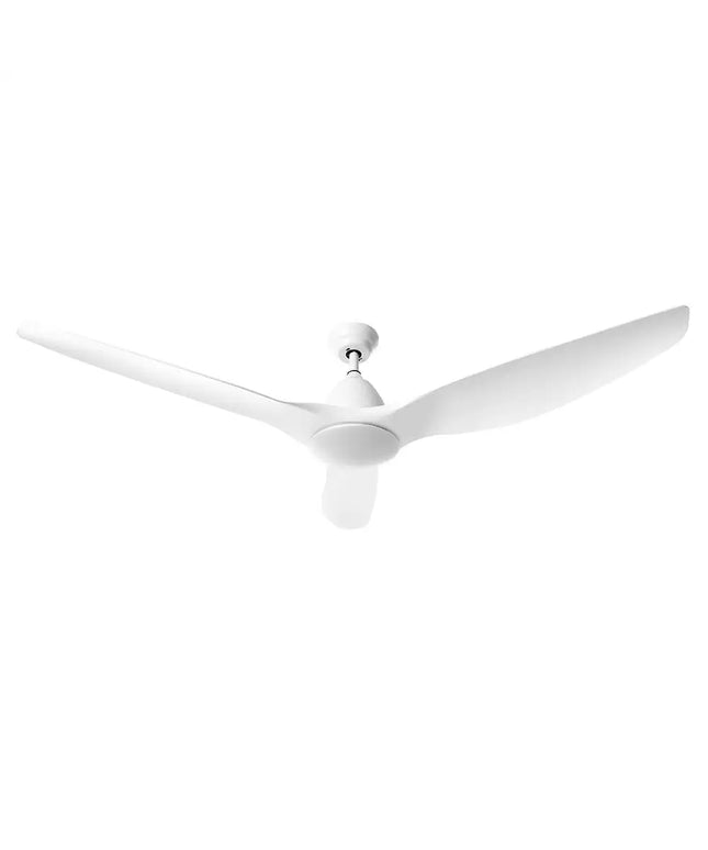 Devanti 64” White Ceiling Fan with LED Light and Remote Control