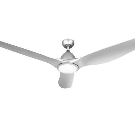 Devanti 64 Inch Ceiling Fan DC Motor w/Light w/Remote - Silver - Appliances > Fans > Ceiling Fans