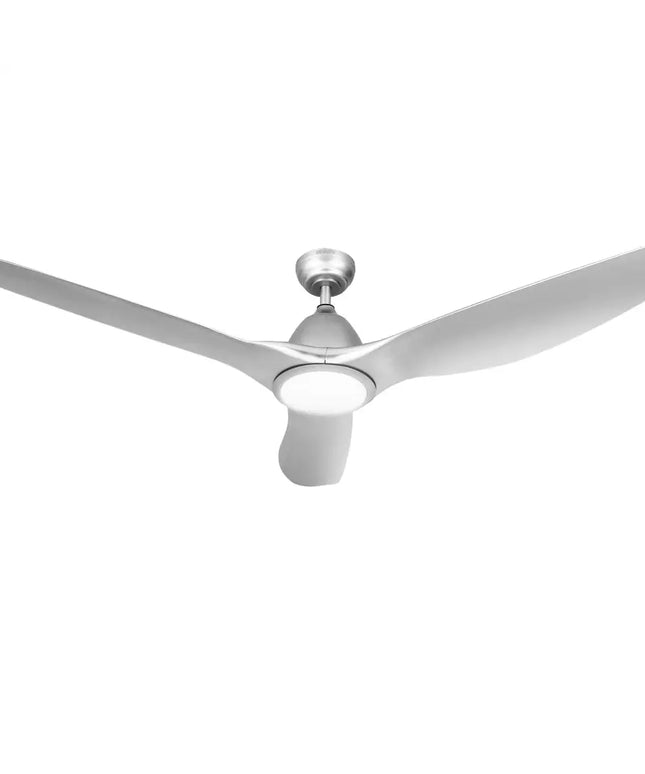 Devanti 64 Inch Ceiling Fan DC Motor w/Light w/Remote - Silver - Appliances > Fans > Ceiling Fans