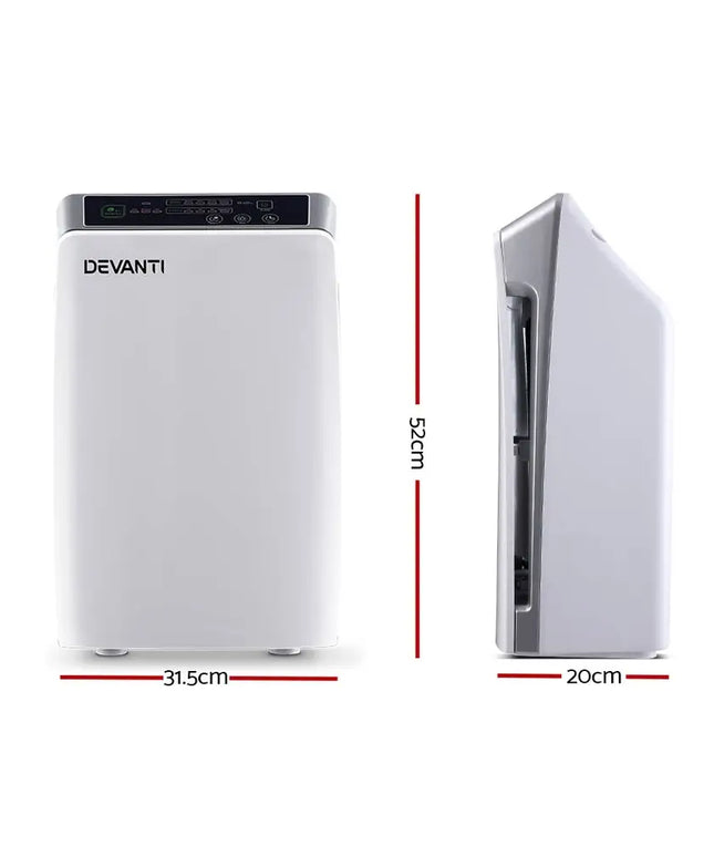 Devanti Air Purifier 4 Stage HEPA Filter - Appliances > Air Conditioners