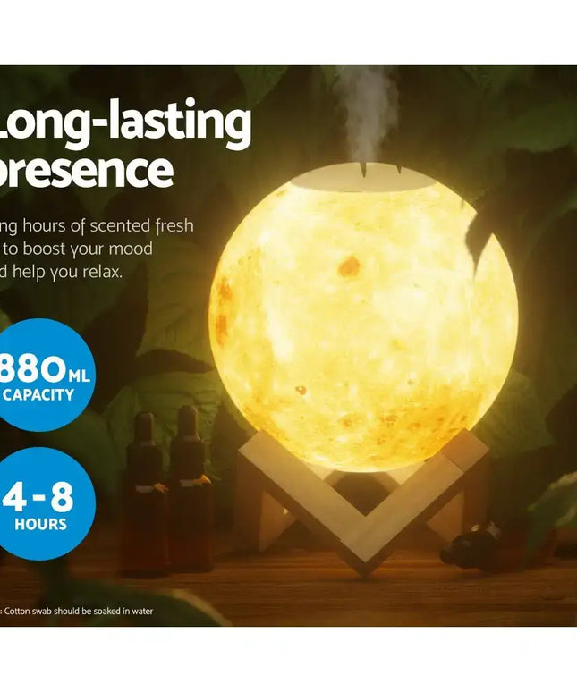 Aroma Diffuser LED Moon Lamp-Home & Garden > Green Houses-Dropli
