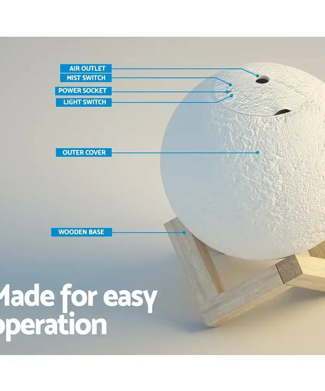 Aroma Diffuser LED Moon Lamp-Home & Garden > Green Houses-Dropli