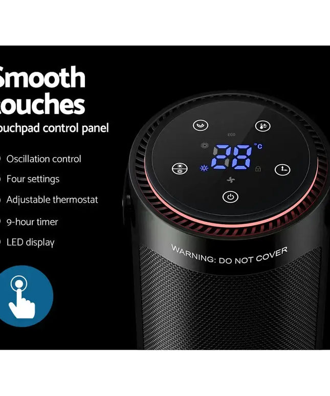 Devanti Ceramic Tower Heater 2000W - Appliances > Heaters