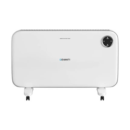 Devanti Electric Convection Heater White 2000W - Appliances > Heaters