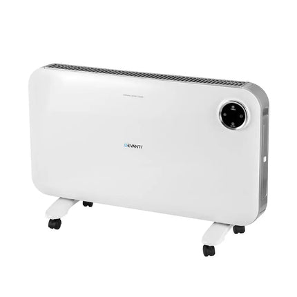 Devanti Electric Convection Heater White 2000W - Appliances > Heaters