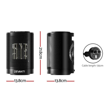 Devanti Electric Fan Heater 1200W - Appliances > Heaters