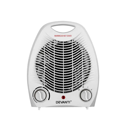 Devanti Electric Fan Heater 2000W - Appliances > Heaters
