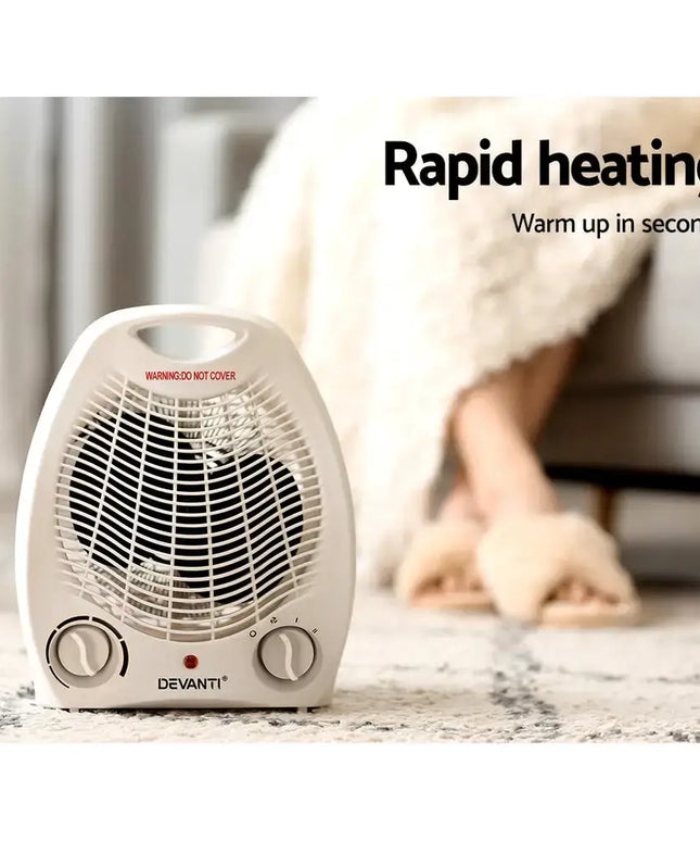 Devanti Electric Fan Heater 2000W - Appliances > Heaters