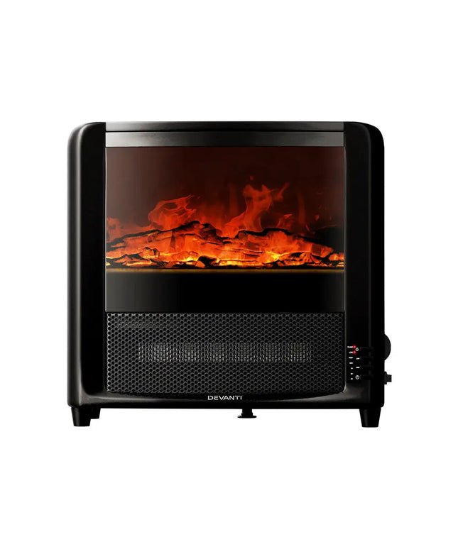 Devanti Electric Fireplace Fire Heaters 2000W - Appliances > Heaters