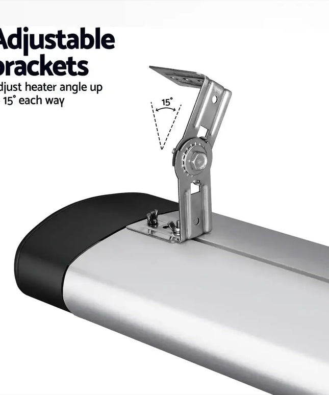 Devanti Electric Strip Heater Radiant Heaters 3000W - Appliances > Heaters