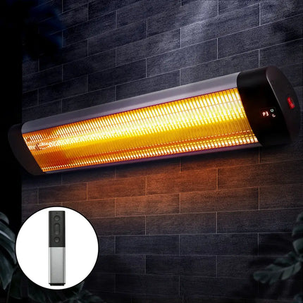 Devanti Electric Strip Heater Radiant Heaters 3000W - Appliances > Heaters