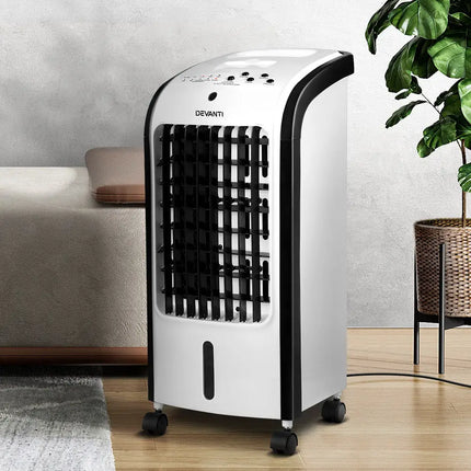 Devanti Evaporative Air Cooler Conditioner 4L - Appliances > Air Conditioners