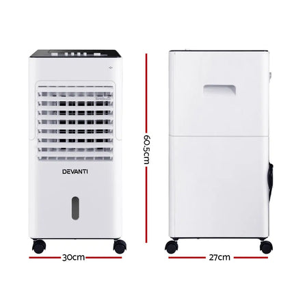 Devanti Evaporative Air Cooler Conditioner 6L - Appliances > Air Conditioners