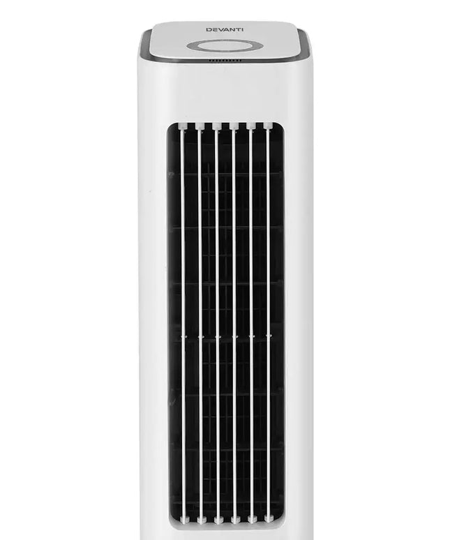 Devanti Tower Evaporative Air Cooler Conditioner Portable Cool Fan Humidifier 6L - Appliances > Air Conditioners