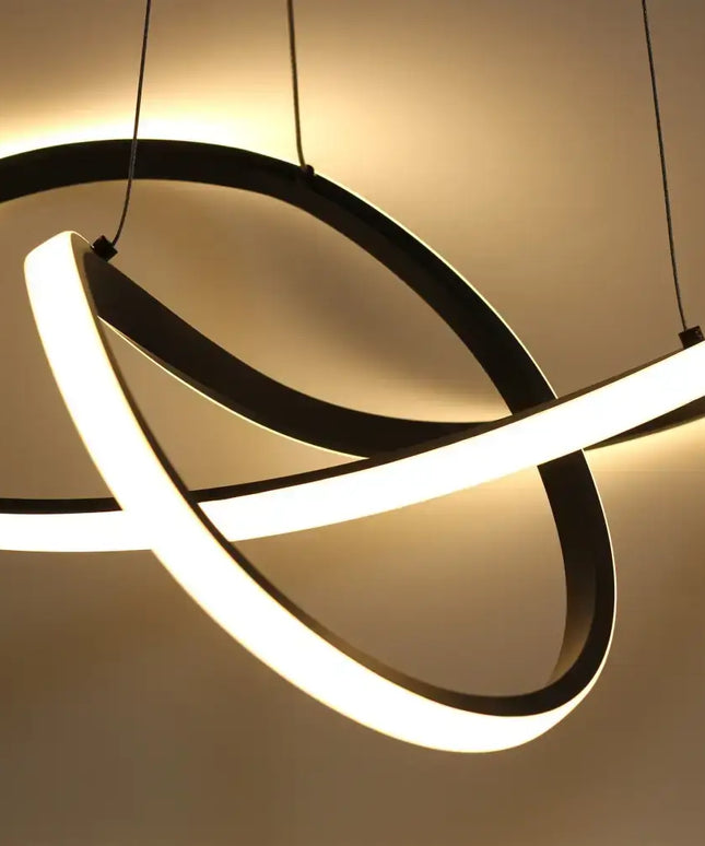 Diamanto Dimmable LED Pendant Light - Black - LL002PL089B-LED Pendants-Lexi Lighting