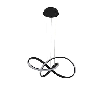 Diamanto Dimmable LED Pendant Light - Black - LL002PL089B-LED Pendants-Lexi Lighting