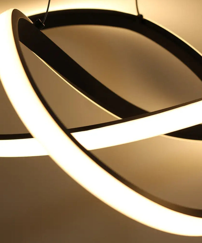 Diamanto Dimmable LED Pendant Light - Black - LL002PL089B-LED Pendants-Lexi Lighting