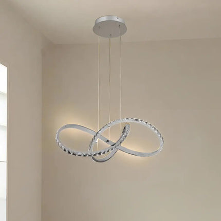 Diamanto LED Pendant Light with artistic crystal chandelier design and attractive choices