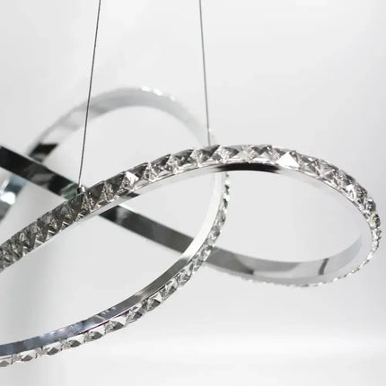 Diamanto Dimmable LED Pendant Light - Chrome - LL002PL089CH-LED Pendants-Lexi Lighting