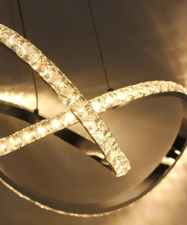 Diamanto Dimmable LED Pendant Light - Chrome - LL002PL089CH-LED Pendants-Lexi Lighting