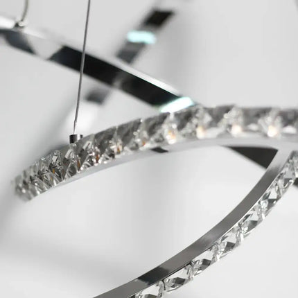 Diamanto Dimmable LED Pendant Light - Chrome - LL002PL089CH-LED Pendants-Lexi Lighting