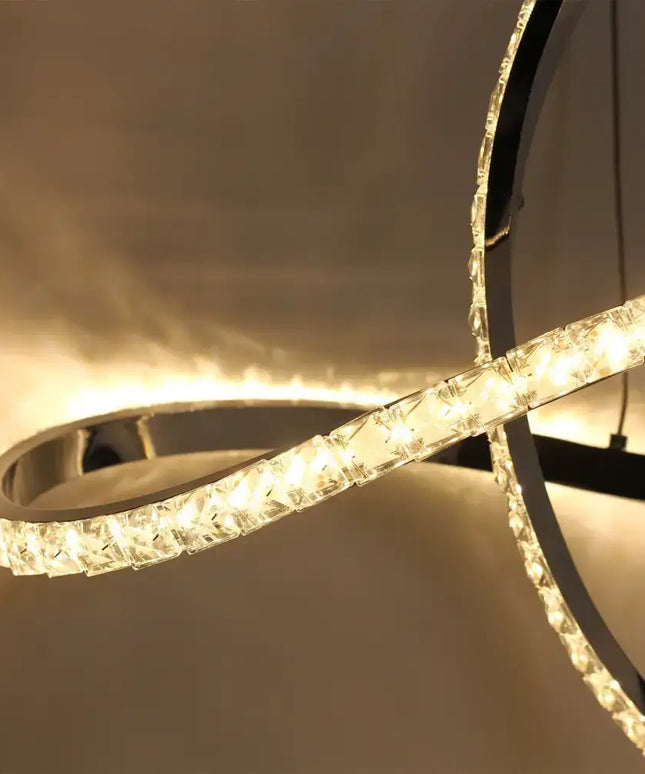 Diamanto Dimmable LED Pendant Light - Chrome - LL002PL089CH-LED Pendants-Lexi Lighting