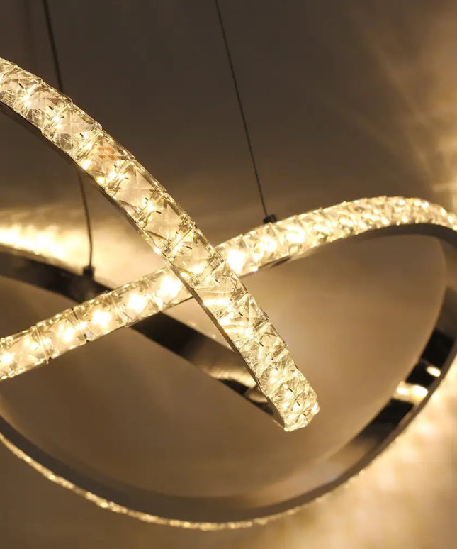 Diamanto Dimmable LED Pendant Light - Chrome - LL002PL089CH-LED Pendants-Lexi Lighting