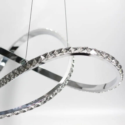 Diamanto Dimmable LED Pendant Light - Chrome - LL002PL089CH-LED Pendants-Lexi Lighting