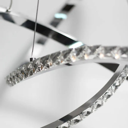 Diamanto Dimmable LED Pendant Light - Chrome - LL002PL089CH-LED Pendants-Lexi Lighting