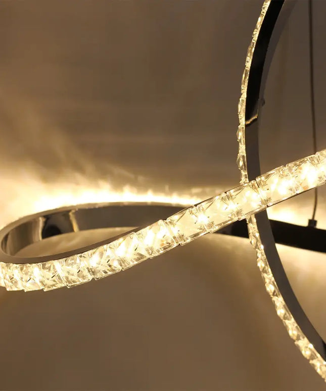 Diamanto Dimmable LED Pendant Light - Chrome - LL002PL089CH-LED Pendants-Lexi Lighting