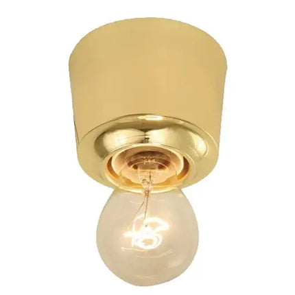 DIYBAT DIY Batten Fix Cover Polished Brass - DIYBATC02-DIY Batten Fix Lights-CLA Lighting