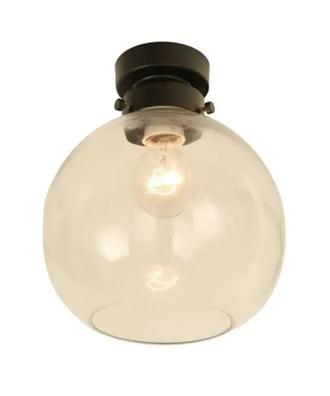 DIYBAT DIY Black Batten Fitting With Clear Wine Shape Glass - DIYBAT01-DIY Batten Fix Lights-CLA Lighting