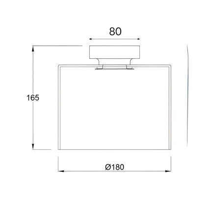 DIYBAT DIY Black Batten Fitting With Smoke Oblong Shape Glass - DIYBAT19-DIY Batten Fix Lights-Oriel Lighting