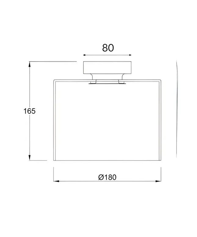 DIYBAT DIY Black Batten Fitting With Smoke Oblong Shape Glass - DIYBAT19-DIY Batten Fix Lights-Oriel Lighting