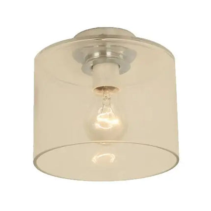 DIYBAT DIY Chrome Batten Fitting With Clear Oblong Shape Glass - DIYBAT18-DIY Batten Fix Lights-CLA Lighting