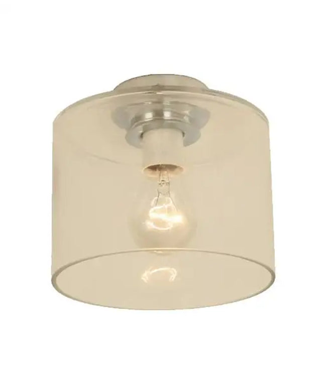 DIYBAT DIY Chrome Batten Fitting With Clear Oblong Shape Glass - DIYBAT18-DIY Batten Fix Lights-CLA Lighting