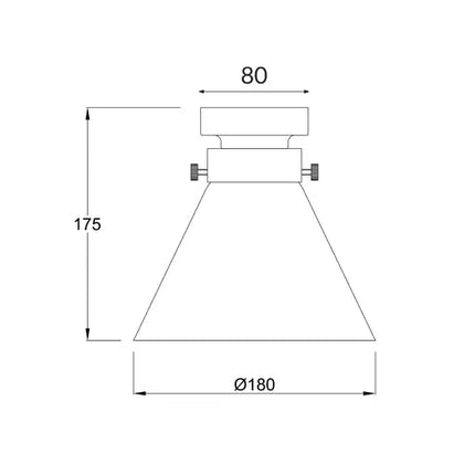 DIYBAT DIY Chrome Batten Fitting With Clear Small Cone Shape Glass - DIYBAT06-DIY Batten Fix Lights-CLA Lighting