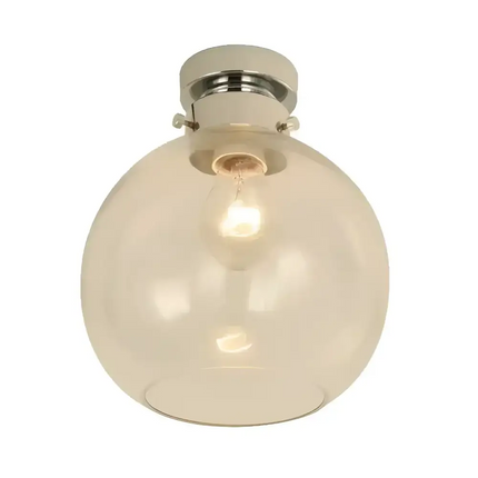 DIYBAT DIY Chrome Batten Fitting With Clear Wine Shape Glass - DIYBAT02-DIY Batten Fix Lights-Oriel Lighting