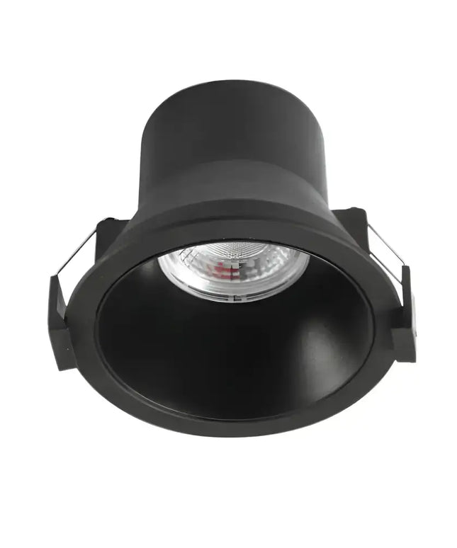 Black 3A 10W Deep Recessed Trimless LED Downlight Anti-Glare