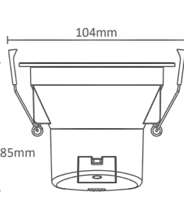 Technical drawing of a 3A DL1016 with dimensions labeled