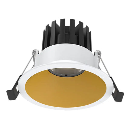 DL9452 10W Dimmable LED Downlight | White + Gold | Tri-Colour | 90mm Cut Out - LED Downlight
