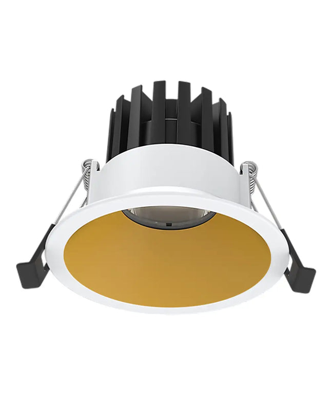 DL9452 10W Dimmable LED Downlight | White + Gold | Tri-Colour | 90mm Cut Out - LED Downlight