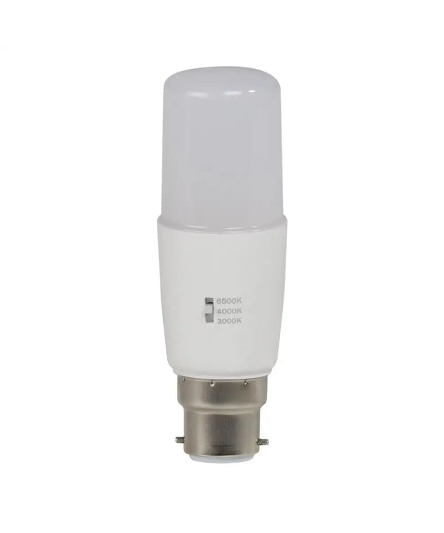 Domus 8W LED Tri-Colour Dimmable Tubular T40 Globe - B22/E27 Domus, GLOBES, domus-key-t40-8w-led-tri-colour-dimmable-tubular-t40-frosted-globe-b22-e27