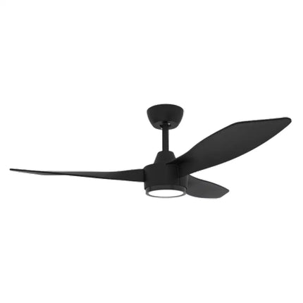 Domus Blast 48” DC Ceiling Fan – 3 Blade with Optional LED Light - Black / With CCT Light - Appliances > Fans > Ceiling