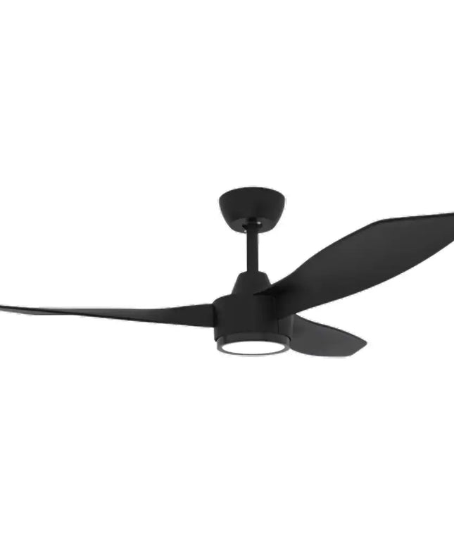 Domus Blast 48” DC Ceiling Fan – 3 Blade with Optional LED Light - Black / With CCT Light - Appliances > Fans > Ceiling