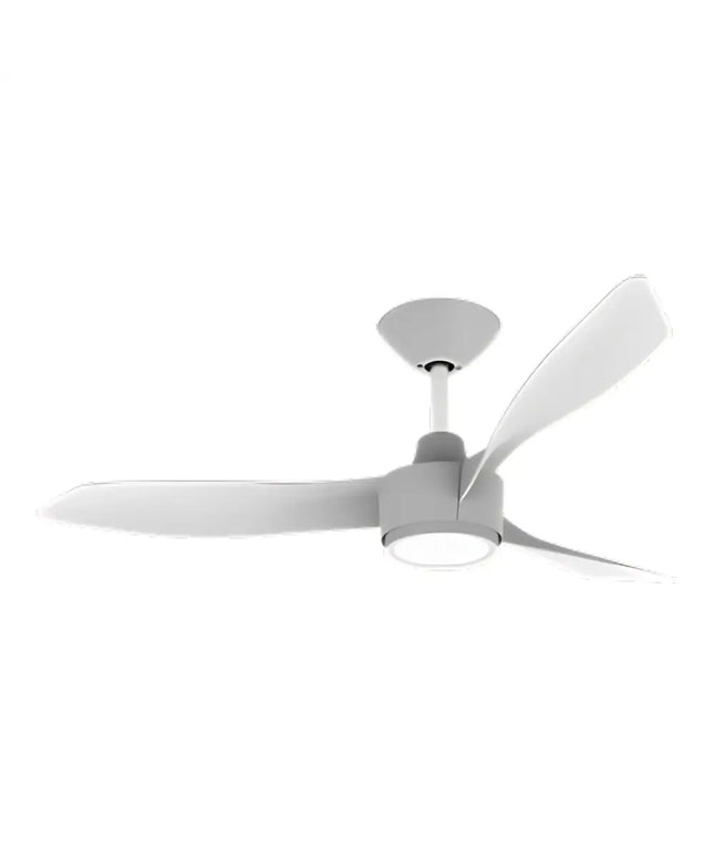 Domus Blast 48” DC Ceiling Fan – 3 Blade with Optional LED Light - White / With CCT Light - Appliances > Fans > Ceiling