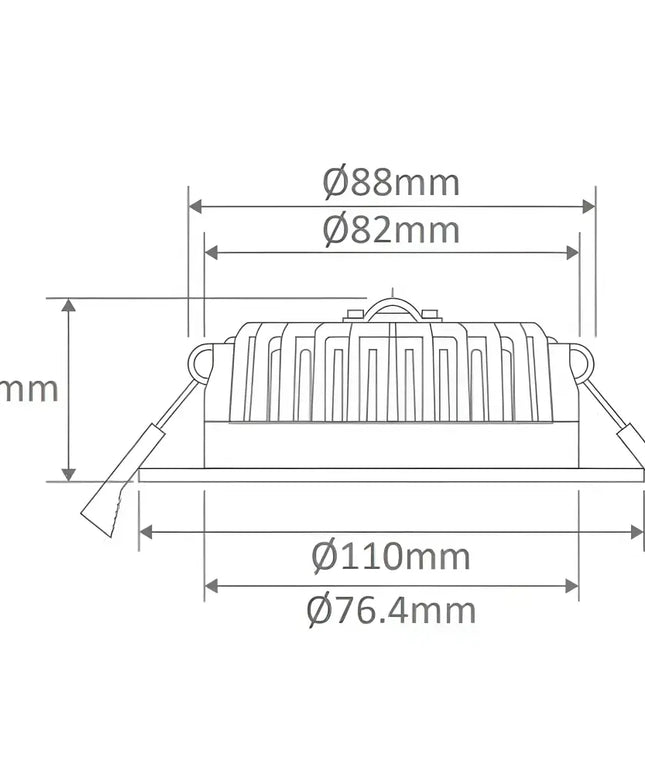 Domus BOOST-10 - 10W Colour Switchable LED Downlight IP54 240V - TRIO Domus, LED Downlight, domus-boost-10-10w-colour-switchable-led-downlight-ip54-240v-trio