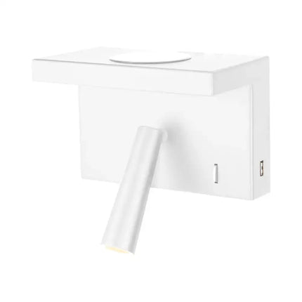 Domus CHARGE-01 - 2W LED Tri-Colour Interior Bedside Wall Light With Switch & Wireless Charging IP20 - TRIO-INDOOR-Domus Lighting
