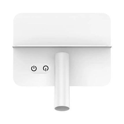 Domus CHARGE-02 - 4.5W LED Interior Bedside Focus & Backlit Wall Light With Dimmable Touch Switch & USB Charging IP20 3000K-INDOOR-Domus Lighting