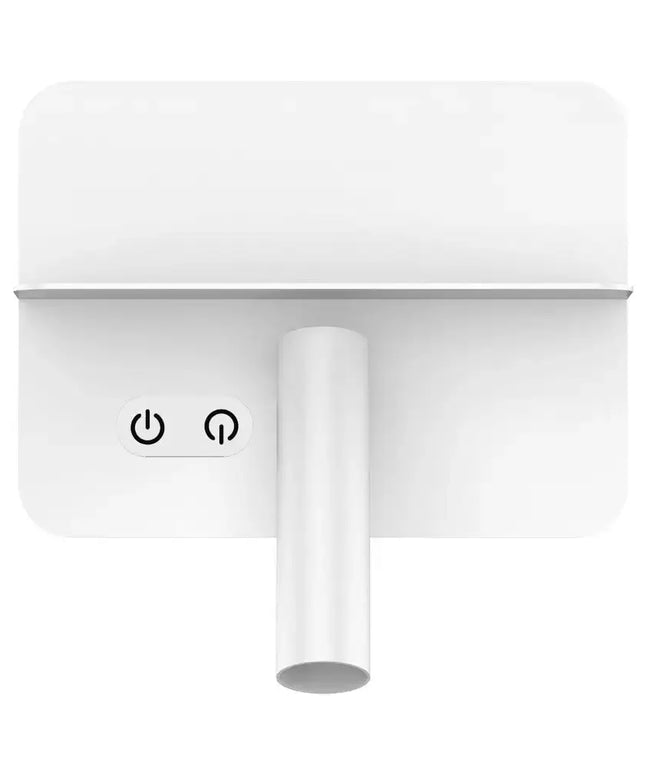 Domus CHARGE-02 - 4.5W LED Interior Bedside Focus & Backlit Wall Light With Dimmable Touch Switch & USB Charging IP20 3000K-INDOOR-Domus Lighting